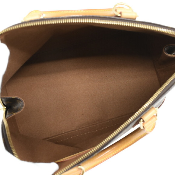 Louis Vuitton Monogram Brown Handbag Leather Alma - Picture 8 of 8
